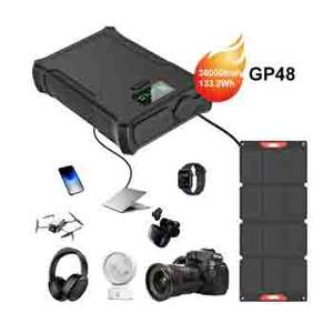 Batería de litio ternaria de 30W 18W, mini estación de energía de alta capacidad 36000mAh 133.2Wh, banco de energía portátil para exteriores, para senderismo, viajes y respaldo de energía. - Product Image 1
