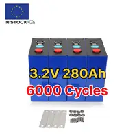 EU In Stock EVE 280ah Lifepo4 Battery Grade A LF280K 3.2V 280ah Lifepo4 Cell (Massal, Voltase & IR Cocok) -- Versi Terbaru