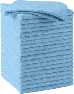 Lot de chiffons microfibres épais absorbants et à séchage rapide pour le nettoyage du verre et la vaisselle de cuisine - Product Image 1