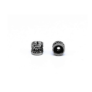 Perles entretoises cylindriques en acier inoxydable Yunnique 5,0 mm pour la fabrication de bracelets, composants de bijoux, procédé de moulage - Product Image 3
