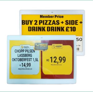 Étiquette de prix numérique de 7,5 pouces pour supermarché, personnalisée en usine, 4 couleurs, système d'étiquetage électronique E-ink Epaper ESL, étiquette de prix pour magasin, étiquette de rayon électronique - Product Image 1
