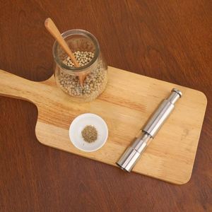 Molinillo Manual de Acero Inoxidable y Bambú para Especias y Salsas, con Logotipo Personalizado, Utensilio de Cocina, Salero, Vajilla Promocional - Product Image 4