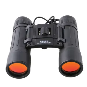 品牌JAXY便携式迷你紧凑型轻型望远镜dcf红宝石镜头10X25双筒望远镜