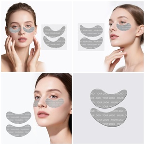 Masques pour les yeux en gel floral avec acide hyaluronique hydratant pour tous types de peaux, masque pour les yeux en hydrogel - Product Image 3
