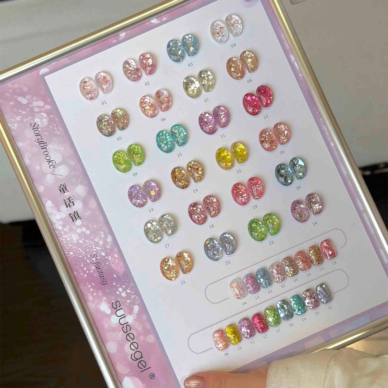 24 couleurs/ensemble