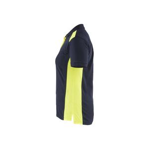 Blaklader-339010508633XS เสื้อโปโลหญิงสีกรมท่า/ไฮ-วิสเหลือง-เสื้อยืดทำงาน7330509890004และเสื้อโปโล - Product Image 4
