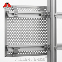 Panneaux décoratifs en aluminium perforé pour écran de protection, panneau mural pour cloison extérieure, design élégant