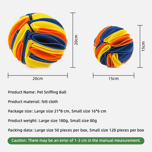 Toptan yıkanabilir köpek snuball topu peluş renkli interaktif snuball topu gizlemek sıkıntı giderici için tedavi köpek bulmaca oyuncak - Product Image 2