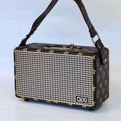 Thiết Kế Mới Sk2025 Cổ Điển Retro Bằng Gỗ Cùng Một Loa Xách Tay Da Mini Không <span class=keywords><strong>D</strong></span>ây Đa-Mục Đích Loa Ngoài Trời - Product Image 6