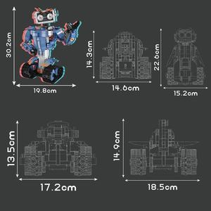 Robot de programmation multifonction 15078, jouet de construction à télécommande électrique avec application à cinq fonctions interchangeables - Product Image 2