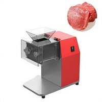 Nouvelle machine automatique de découpe de viande pour restaurant et boucherie, en acier inoxydable, lames amovibles, pour trancher et déchiqueter la viande fraîche