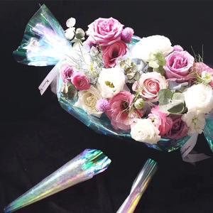 Película de Celofán Transparente Iridiscente Dicroica Angelina, para Envolver Flores o Dulces, Decoración de Empaques - Product Image 1