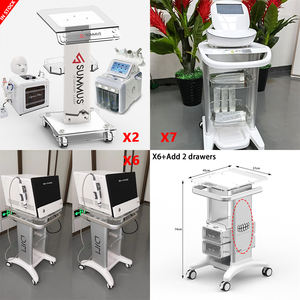 Chariot <span class=keywords><strong>de</strong></span> Spa <span class=keywords><strong>de</strong></span> beauté en acrylique <span class=keywords><strong>de</strong></span> qualité supérieure, esthétique 6 en 1, chariot <span class=keywords><strong>de</strong></span> cavitation pour machine laser portable, table <span class=keywords><strong>de</strong></span> chariot - Product Image 2