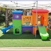 Aire de jeux intérieure commerciale piscine à balles en mousse pour bébé jeu doux montagnes russes en plastique durable
