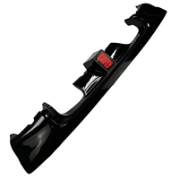 Aileron arrière avec lumières (noir brillant) pour BMW Série 3 E46 M3, en plastique, kit de carrosserie modifié, vente en gros d'usine