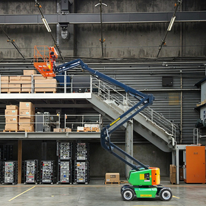 चार पहिया ड्राइव इलेक्ट्रिक लिफ्ट प्लेटफॉर्म फैक्ट्री वेयरहाउस लिफ्ट उपकरण 8 मीटर 10 मीटर 12 मीटर 12 मीटर बहुक्रियाशील लिफ्टिंग प्लेटफॉर्म बिक्री के लिए - Product Image 1