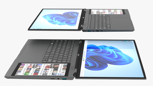 2025 máy tính xách tay mới 15.6 "+ 7" máy tính xách tay màn hình kép-IPS cảm ứng Intel Celeron N95 8GB/256GB win11 Pro 360 ° bản lề bán nóng - Product Image 5