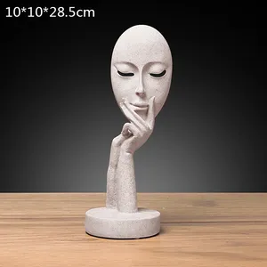 Modern Abstract Figure Sculpture Ornament Luxury Living Room Home Decoration Resin Crafts