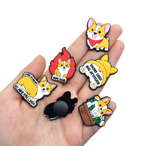 2025 Manufacturers Hot Pet Puppy Theme Beach <b>Shoes</b> PVC <b>Shoes</b> <b>Accessories</b> Custom DIY Garden <b>Shoes</b> Decorative Buckles - Product Image 4