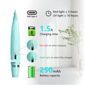 BSCI Factory recargable 5 Patrones de láser LED gato juguete interactivo con luz UV retráctil Teaser gato varita juguete Kits - Product Image 4