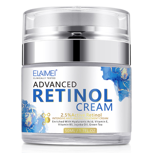 ELAIMEI Crème raffermissante pour le visage au collagène au rétinol Crème au rétinol hydratante pour le visage et le corps avec de l'acide hyaluronique - Product Image 1