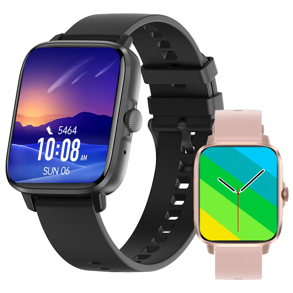 Fabriek Nieuwe 1.9Inch Fitness Tracker Bt Call Bloeddruk Hartslag Reloj Inteligente Sport Dt102 Armband Smartwatch Voor Man