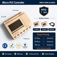 Controlador Lógico Programable, Relé Inteligente, 12 Entradas, 6 Salidas de Relé, 10A DC 12-24V, RS485, LCD, para Control de Automatización Industrial