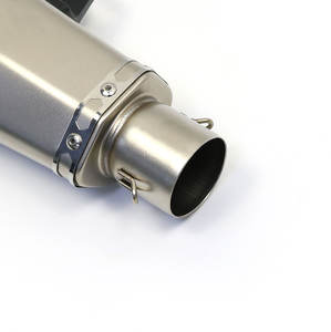 Tuyau d'échappement incliné en acier inoxydable haute performance 38-51 mm, ajustement universel pour les motos Z400 MT07 R3 PCX160 B10 - Product Image 4