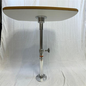 Mesa de Teca en Forma de Barril, 610x940mm, Accesorios Marinos para Yates y Autocaravanas, la Mejor Opción para Comercio Electrónico Transfronterizo - Product Image 3