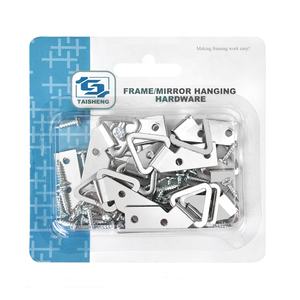 45 pièces TS-K015 anneau D Type tenture murale triangle <span class=keywords><strong>cadre</strong></span> photo cintre ensemble attaches pour la décoration intérieure - Product Image 1