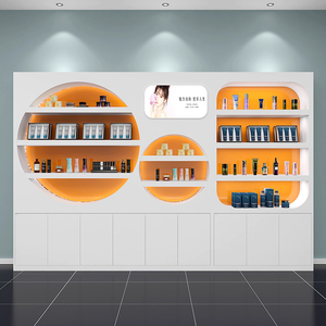 Hot bán sản phẩm sáng tạo tủ trưng bày thẩm mỹ viện mỹ phẩm đa chức năng nhiều lớp kệ gỗ - Product Image 3