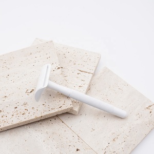 Maquinilla de afeitar para hombre y mujer, mango de latón dorado, hoja de afeitar de seguridad de doble filo, novedad - Product Image 3