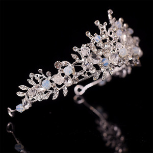 Tocado de corona para adultos de gama alta, decimoctavo de cumpleaños de la reina vestido de novia, corona de princesa para adultos para boda - Product Image 4