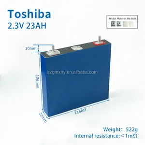 Toshiba dài chu kỳ cuộc sống scib pin lithium 2.4v 20ah 23ah lto toshiba pin di động