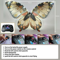 Kedatangan Baru Drone Kupu-kupu Robotik dengan Remote Control dan Lampu LED yang Dapat Diisi Ulang untuk Dekorasi Pertunjukan Pintu Masuk Besar Pernikahan.