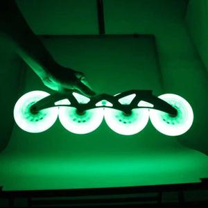 Roue flash LED 80mm 76mm 72mm 70mm 68mm 64mm pour patins à roues alignées 90A pour adultes enfants <span class=keywords><strong>SEBA</strong></span> RB <span class=keywords><strong>Roller</strong></span> Wheels - Product Image 6