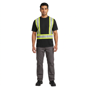 Construction Reflective t <b>Shirts</b> Short Sleeve Round Neck <b>Work</b> t <b>Shirts</b> <b>Men</b> Polyester Dry Fit Safety T-<b>shirts</b> - Product Image 1