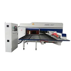 Plate Punching Machine High Quality Servo Type CNC Sheet Metal Turret Punching Machine For Steel Plate