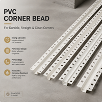 Profilés d'angle en PVC anti-humidité et anti-moisissure pour garage souterrain et sous-sol, profilés d'angle intérieur et extérieur en PVC