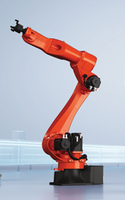 Robot industriel vertical multi-articulations à six axes léger de la série Cybertech de KUKA, répétabilité de 0,02 mm, IP54/IP67