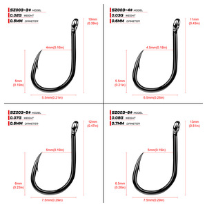 Vente en gros <span class=keywords><strong>de</strong></span> matériel <span class=keywords><strong>de</strong></span> <span class=keywords><strong>pêche</strong></span> 200 pièces/boîte hameçons <span class=keywords><strong>de</strong></span> <span class=keywords><strong>pêche</strong></span> Set Mix 3 #-15 # Têtes plombées en acier au carbone Kit d'hameçons <span class=keywords><strong>de</strong></span> <span class=keywords><strong>pêche</strong></span> à <span class=keywords><strong>la</strong></span> <span class=keywords><strong>carpe</strong></span> Pesca - Product Image 5