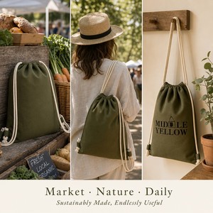 Custom Cotton ECO <b>Drawstring</b> <b>Bag</b> Eco Friendly <b>Canvas</b> Cinch Sack OEM Natural Rope Reusable <b>Bag</b> Factory Direct Wholesale MOQ - Product Image 4