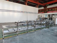 Machine automatique de pressage pneumatique à 6 rangées pour la fabrication de tofu et de fromage, type marche, pour la production de tofu et de fromage secs