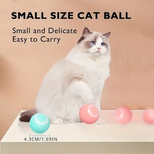 Electric <b>Smart</b> Usb Rechargeable Cat Toy Interactive Automatic Rolling Ball Intelligent Toys for Indoor Cats <b>Game</b> - Product Image 3