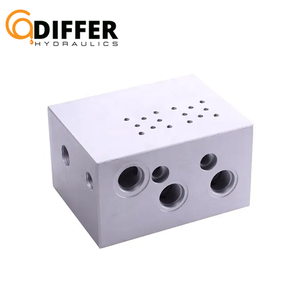 Vanne hydraulique en acier et aluminium, bloc de verre en mosaïque, débardeur hydraulique, nano bloc NG6 - Product Image 6