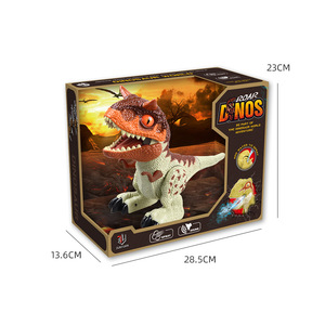 Juguete de dinosaurio eléctrico con luces, música, sonidos realistas para niños, juego de Jurassic World QX025 - Product Image 3
