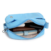 Nouveauté Sac à bandoulière unisexe pour sports de plein air, en nylon, avec fermeture éclair, multi-couches, polyvalent, grande capacité