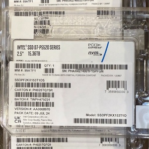 SSD NVMe PCIe4.0 X4 TLC 2.5 pouces P5520 SSDPF2KX153T1O d'origine et neuf, 15,36 To - Product Image 1