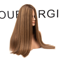 Vente en gros de qualité supérieure européenne cheveux casher juif perruque Stock 100% vierge cheveux humains soie haut médical perruque juive casher perruques