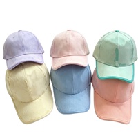 Casquettes personnalisées tendance unisexe à 6 panneaux, couleur unie, 100 % coton, sangle réglable, mode, usage quotidien, légères, respirantes
